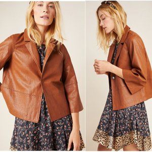 Anthropologie Hayden Faux Leather Jacket